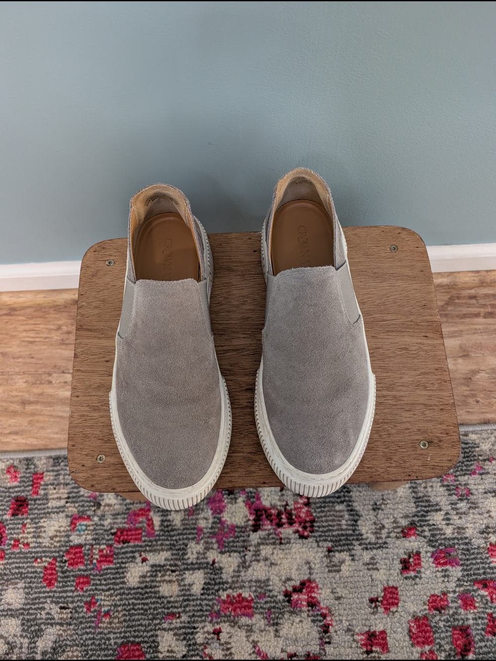 Suede Slip-On Mules